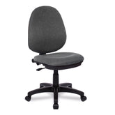 Nautilus Designs Java 100 Medium Back Single Lever Fabric Operator Office Chair Without Arms Grey - BCF/I300/GY DD